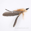 Cat Teaser Feather Toys reabasteça com sinos